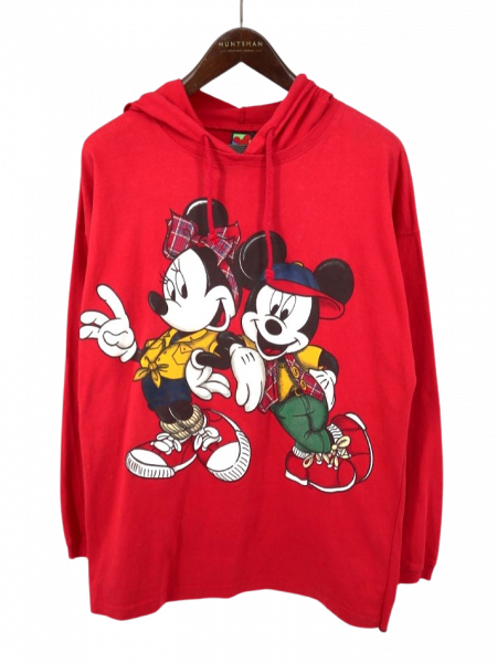  90s USA MICKEY UNLIMITED Jerry Leigh MINNIE ߥå ߥˡ Disney ǥˡ ӥåץ աǥå ĹµT / ǥL