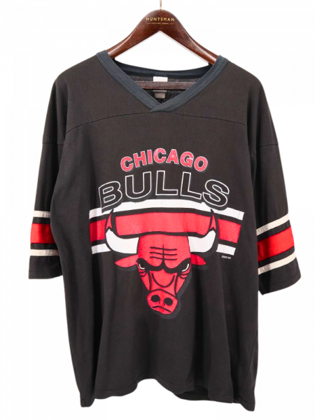  90s USA GTS CHICAGO BULLS ֥륺 NBA OLD  Х եåȥܡ T / XL