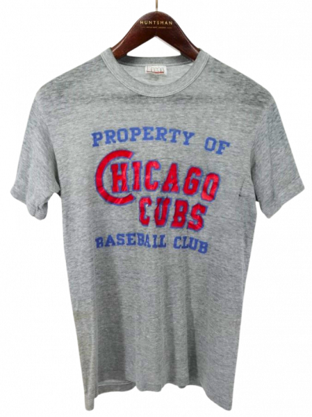  70~80s USA Hanes إ ӥơ MLB CHICAGO CUBS ֥ ᥸㡼꡼ 󥰥륹ƥå T / M