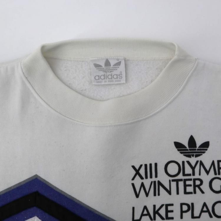 古着 80's adidas アディダス 銀タグ OLYMPIC SWEAT オリンピック