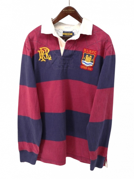  00s RUGBY RALPH LAUREN ݥ饰ӡ ե ӥå Сǥ ͥӡ 饬 / XXL