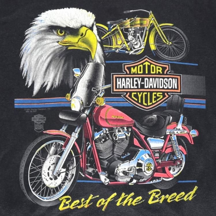 古着 90's USA製 SSI HARLEY-DAVIDSON ハーレー・ダビッドソン