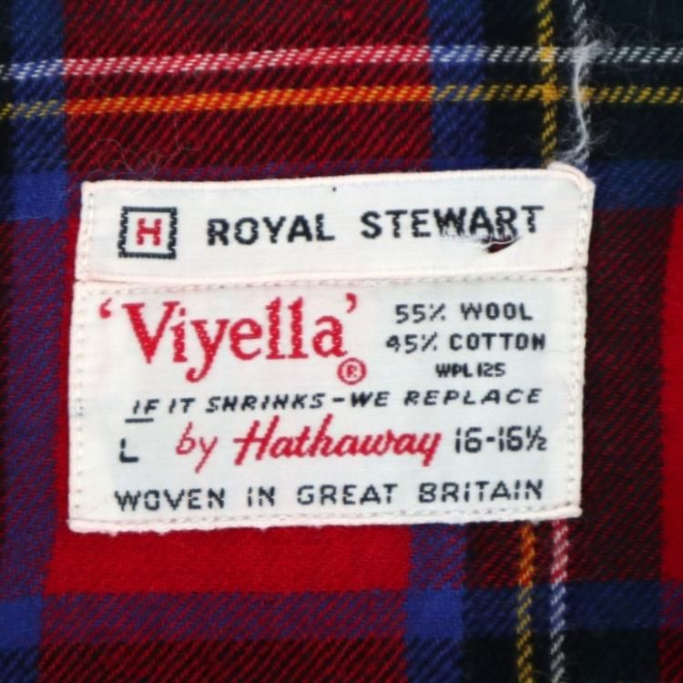 古着 60~70's Hathaway ハサウェイ 別注 Viyella ビエラ