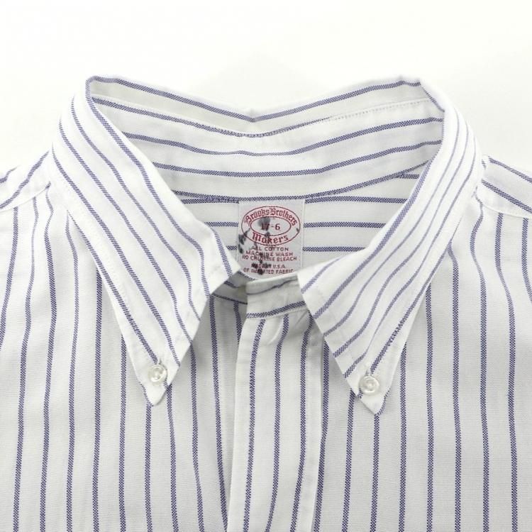 USA製 70s ビンテージ brooks brothers 6ボタン シャツ 70s USA製 Brooks Brothersブルックスブラザーズ Makers 6ボタン