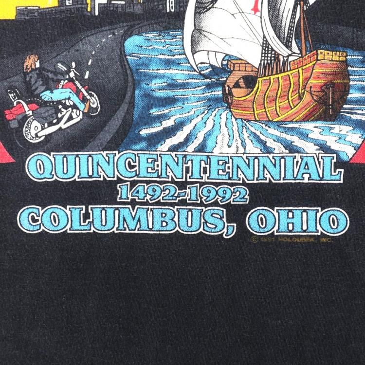 90s ハーレーダビッドソン Tシャツ ポケT イーグル HOLOUBEK製 古着 90's USA製 HOLOUBEK HARLEY DAVIDSON ハーレー