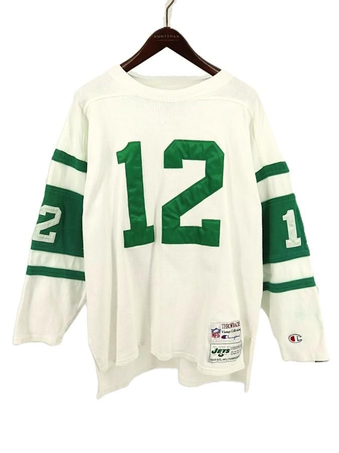 古着 90's USA製 Champion チャンピオン 青刺繍タグ NFL NY JETS