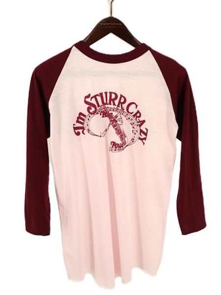 古着 80's JIMMY STURR BAND ジミー・スター I'm STURR CRAZY 両面プリント 七分袖 ラグラン バンド Tシャツ / メンズM 相当