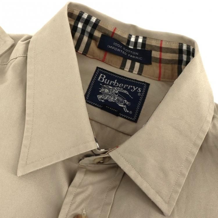 古着 90's USA製 Burberrys バーバリー ノバチェック エポレット