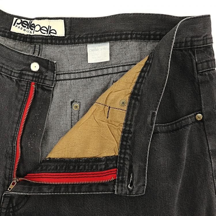 専用　PELLE PELLE ブラック デニムパンツ 38 専用 PELLE PELLE ブラック デニムパンツ 38 - メルカリ