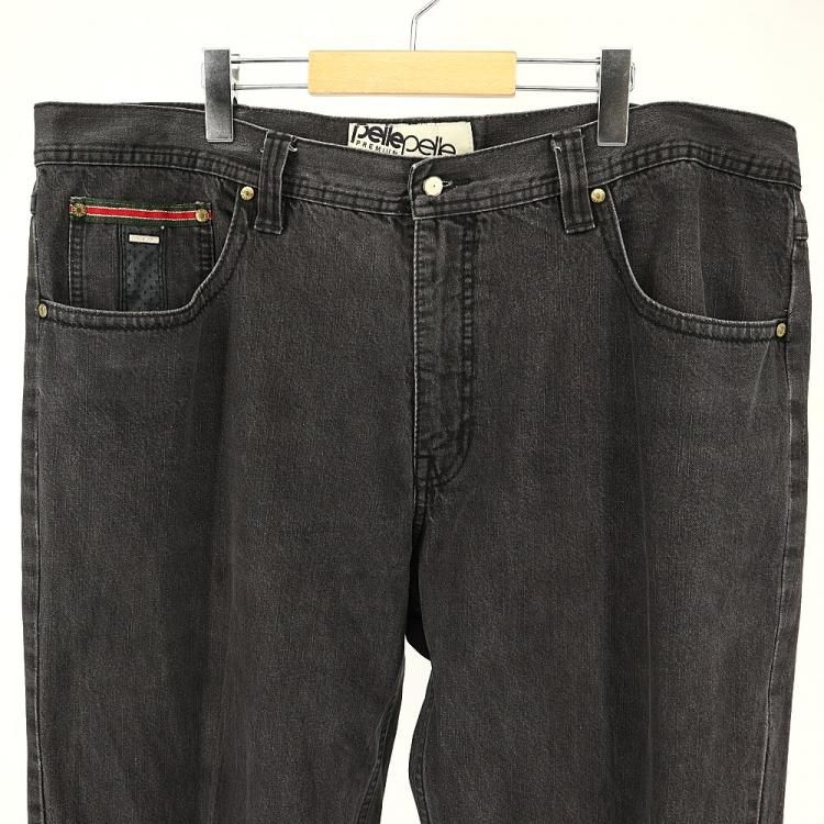 PELLEPELLE ペレペレ デニム ４２インチ BIGサイズ 並行輸入品] PellePelle ペレペレ Baggy ブランドロゴデザイン