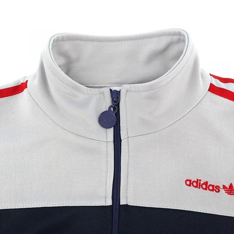 古着 80's adidas アディダス 銀トレフォイル タグ 三本ライン