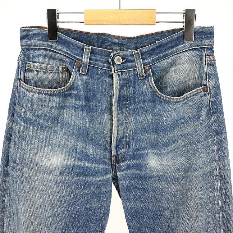 古着 80's USA製 Levi's リーバイス 501 ヒゲ ハチノス ジーンズ