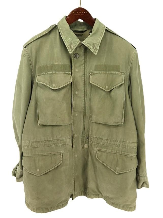 60s US ARMY M-51 フィールドジャケット ビンテージ ミリタリー 古着 60s 米軍 US ARMY M-51 後期型 9oz コットンサテン