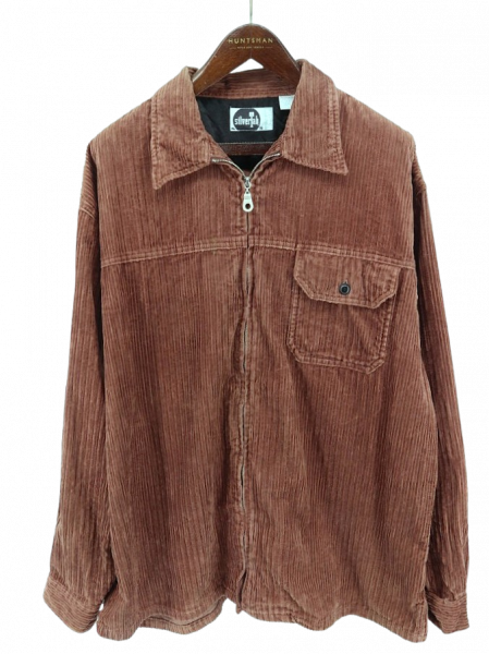古着 90's Levi's リーバイス SILVER TAB シルバータブ コットン 太畝コーデュロイ フルジップジャケット / メンズXL
