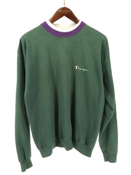 古着 90's J.CREW ジェイクルー 青タグ ハイネック モスグリーン