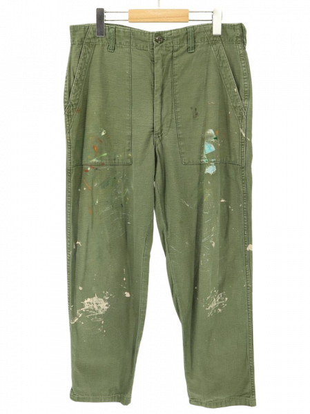  60's ӥơ Ʒ US ARMY ֥롼٥ BLUE BELL OG-107  Utility pants 桼ƥƥ ٥ѥ / W34 