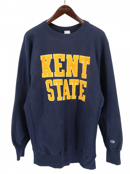  90s USA Champion ԥ REVERSE WEAVE ɽ ͥӡ KENT STATE ӥå åȥ / XXL