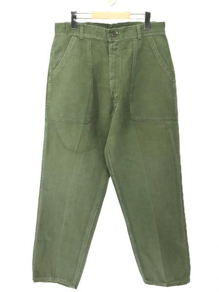  60's~70's ӥơ UNKNOWN OG-107 Utility pants 桼ƥƥ IDEALåץե饤 ٥ѥ / W31  