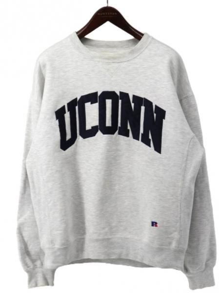  80's~90s USA RUSSELL ATHLETIC å PRO COTTON ץåȥ UCONN 桼 RW åȥ / L
