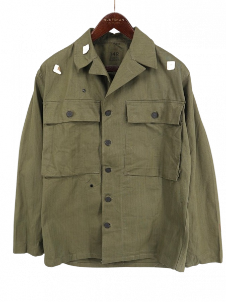古着 未使用 カッタータグ付き デッドストック  40's ビンテージ 米軍 US ARMY M-43 13スターボタン  ヘリンボーンツイル ジャケット / メンズM相当