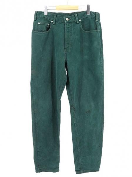 古着 80's~90's USA製 GAP ギャップ OLD ダークグリーン 後染め 5ポケット ジーンズ デニムパンツ  / W34インチ