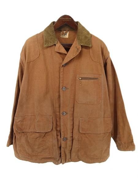 古着 50’s~60's ビンテージ CARHARTT カーハート SUPER DUX チョコレート ブラウンダック地 ハンティングジャケット / メンズXL相当
