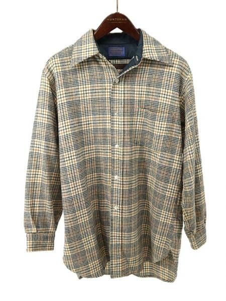  70's USA ӥơ PENDLETON ڥɥȥ С󥦡 ͥӡߥ֥饦 å Ĺµ å / L