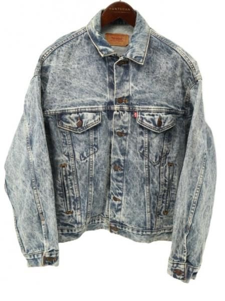  80's USA Levi's 70507 ֥롼 ߥ륦å G ǥ˥ ȥå 㥱å / M