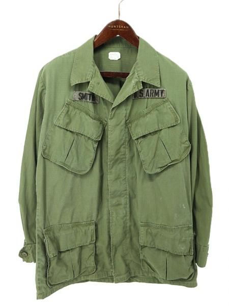 ���� 60's �ӥ�ơ��� �Ʒ� US ARMY Jungle Fatigue �͡���ѥå��դ� ����󥰥�ե��ƥ����� 5th ���㥱�å� / ���M