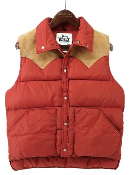 ���� 70's �ӥ�ơ��� Woolrich �������å� �򥿥� �֥饦��� �쥶���衼�� ������ɥ��顼 ������٥��� / ���L