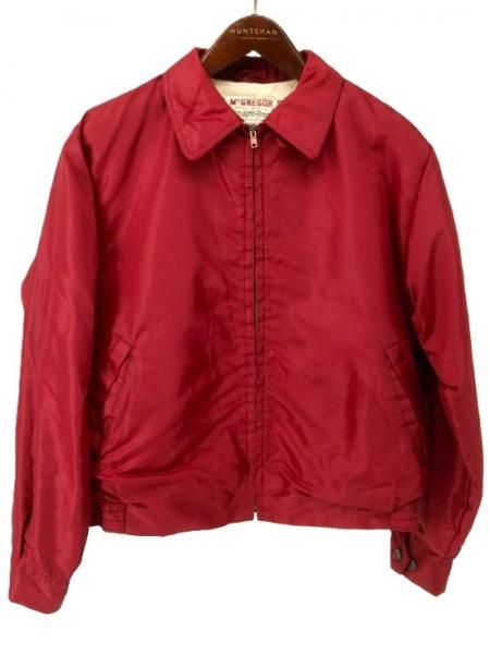 ���� 60's �ӥ�ơ��� USA�� McGREGOR �ޥå��쥬�� Nylon Anti-Freeze ΢�ܥ� ���� �����󥰥ȥå� ���㥱�å� / ���M~L����