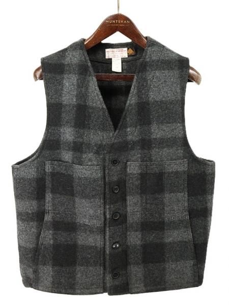 ���� 70's~80's �ӥ�ơ��� USA�� FILSON �ե��륽�� �Ҥ������� ���졼 �����å� �ޥå��Ρ� ������ �٥��� / ���M~L����