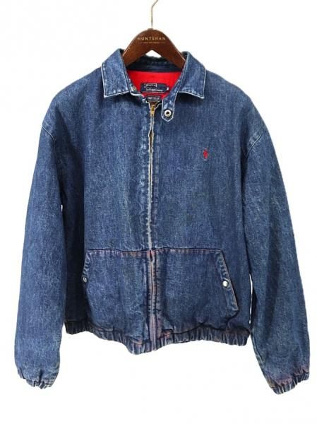 ���� 80~90��s USA�� Polo by Ralph Lauren �ݥ� ���ե������ �ͥ�饤�ʡ� �ǥ˥� �������󥰥ȥå� / ���M