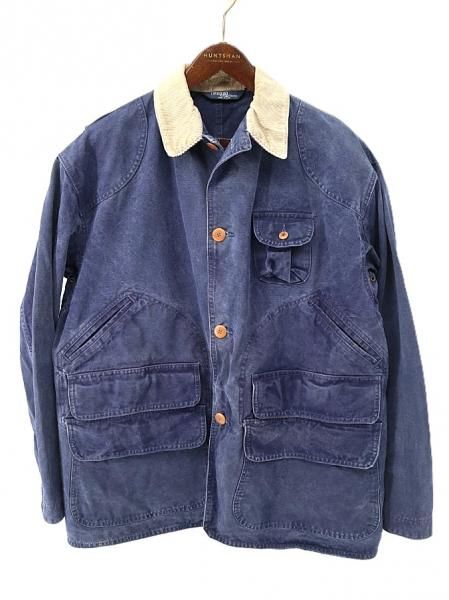  80~90s USA Polo by Ralph Lauren ݥ ե ѥ ߥǥ ͥӡ ϥƥ󥰥㥱å / L