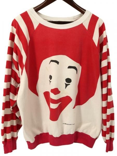 ���� 90's McDonald �ޥ��ɥʥ�� Ronald �ե������ץ��� �ܡ����� �������åȥ����/ ���XL����