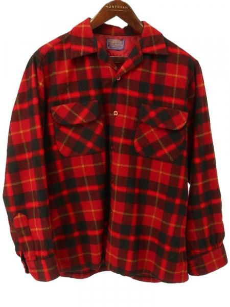 ���� 60��s �ӥ�ơ��� PENDLETON �ڥ�ɥ�ȥ� ���� �롼�ץ��顼 ��åɡߥ֥�å� ������ �ܡ��ɥ���� Ĺµ����� / ���L