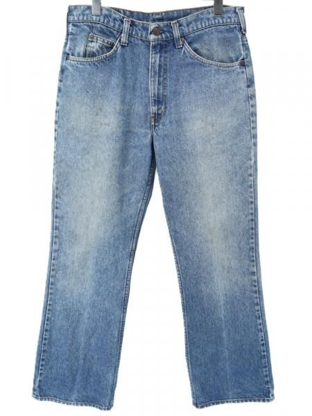 ���� 80's USA�� LEVI'S �꡼�Х��� 517 ����󥸥��� �֡��ĥ��å� �ե쥢 ������ �ǥ˥� �ѥ�� / W33�����