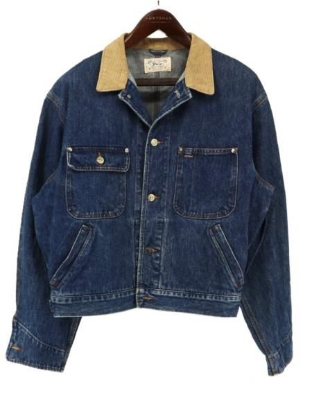 ���� 80's USA�� Polo by Ralph Lauren �ݥ� ���ե������ �򥿥� �����ǥ�������� �ǥ˥� ���㥱�å� / ���L