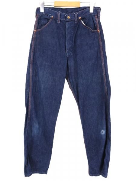 ���� 50's UNKNOWN �ӥ�ơ��� Sanforized�ܥ��� �भ�Ф���٥å� ����� ������ �ǥ˥�ѥ�� / W28���������