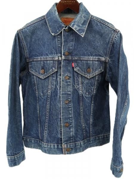 ���� 70's~80's �ӥ�ơ��� USA�� Levi's 70505 4th �楱������ 2�ݥ��å� G����� �ǥ˥� �ȥ�å��� ���㥱�å� / ���S����