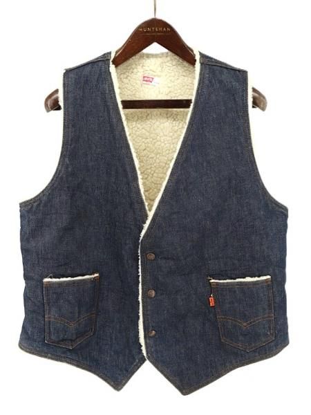 ���� 70's �ӥ�ơ��� USA�� LEVI'S �꡼�Х��� 60605 ����󥸥��� �ܥ� �ǥ˥� �٥��� / ���XL