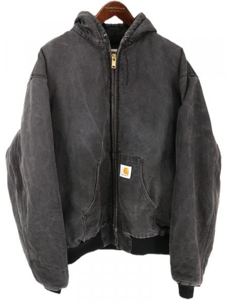 ���� 90's USA�� Carhartt �����ϡ��� ������ �����ƥ��� ���㥱�å� �֥�å����å��� �ӥå������� �ե른�åץѡ����� / ���XXXL����