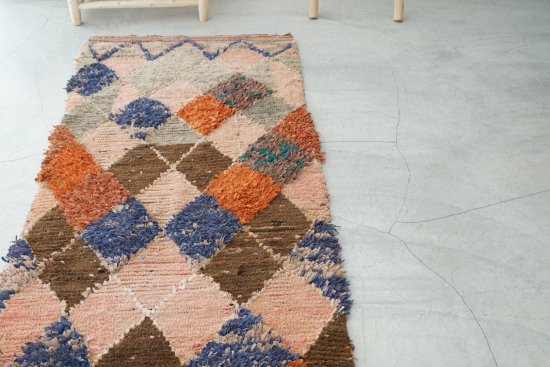 vintage moroccanrug 237x80(No.129) - &MOROCCO モロッコラグの通販