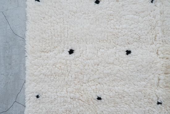 ベニワレン 160x100 (No.415)ドット柄B - &MOROCCO モロッコラグ