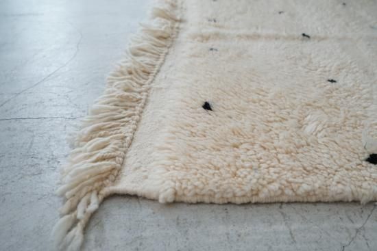 モロッコラグ　ベニワレン　ベニワレンラグ　ドット モロッコ ベニワレン Beniourain ラグ カーペット 絨毯 ドット柄