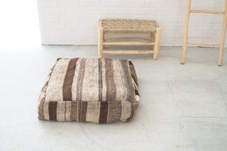 Moroccan pouf /vintage brown ZANAFI C