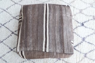 Moroccan pouf /vintage brown ZANAFI D