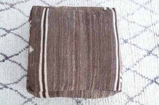 Moroccan pouf /vintage brown ZANAFI E