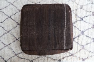 Moroccan pouf /vintage brown ZANAFI F