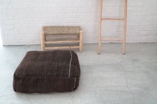 Moroccan pouf /vintage brown ZANAFI F